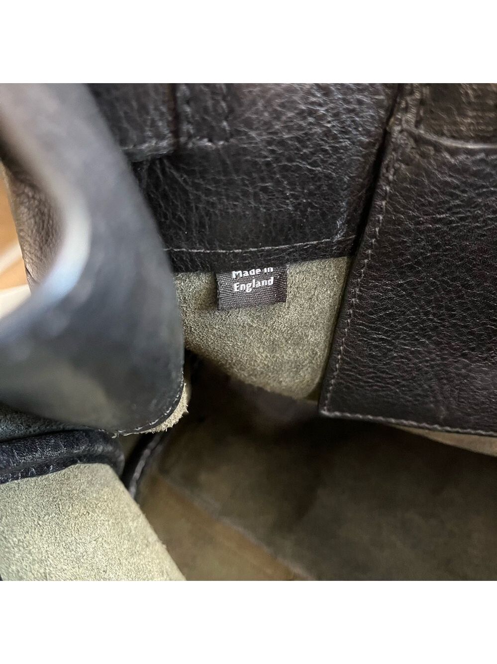 MULBERRY BLACK GRAINED LEATHER BAYSWATER - Picture 12 of 15
